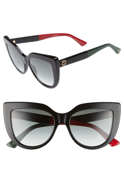 gucci oversized mask sunglasses|53mm cat eye sunglasses Gucci.